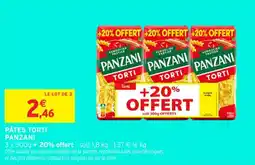 Intermarché Contact PANZANI Past torti offre