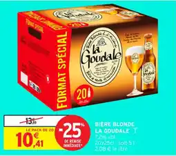 Intermarché Contact LA GOUDALE Bière blonde offre