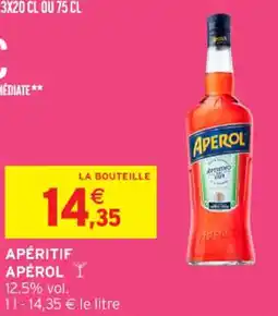 Intermarché Contact APÉROL Apériti offre