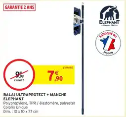 Intermarché Contact ELEPHANT Balai ultraprotect + manche offre