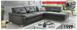 Möbel Martin Canapé d'angle Tissu stee offre