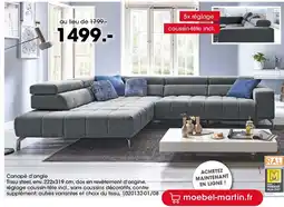Möbel Martin Canapé d'angle offre