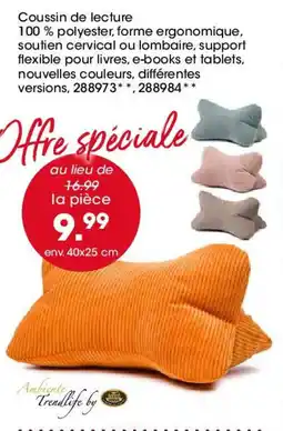 Möbel Martin Coussin de lecture offre