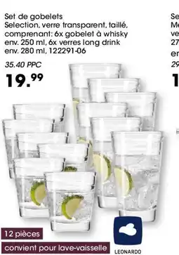 Möbel Martin Set de gobelets offre