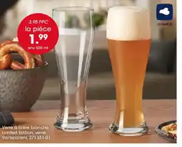 Möbel Martin Verre à bière blanche offre