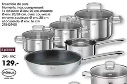 Möbel Martin Ensemble de pots offre