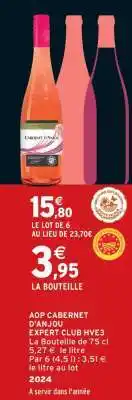 Intermarché AOP Cabernet d'Anjou offre