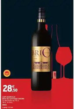 Intermarché AOP MARGAUX BRIO DE CANTENAC BROWN offre