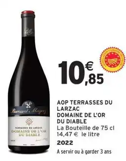 Intermarché AOP TERRASSES DU LARZAC DOMAINE DE L'OR DU DIABLE offre