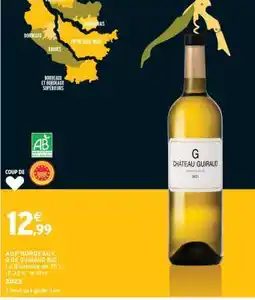 Intermarché AOP BORDEAUX G DE GUIRAUD BIO offre