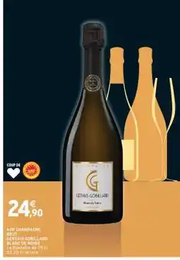 Intermarché AOP CHAMPAGNE BRUT GERVAIS GOBILLARD BLANC DE NOIRS offre
