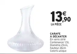 Intermarché CARAFE À DÉCANTER offre