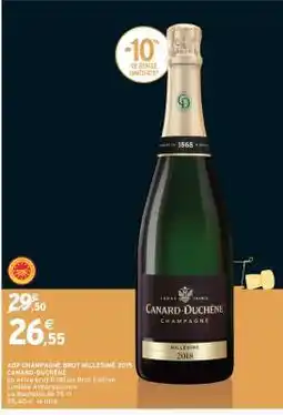 Intermarché AOP CHAMPAGNE BRUT MILLÉSIME 2015 CANARD-DUCHÊNE offre
