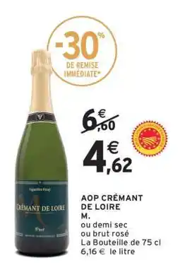 Intermarché AOP CRÉMANT DE LOIRE offre