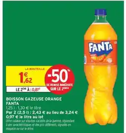 Intermarché Boisson gazeuse orange Fanta offre