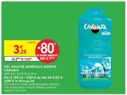 Intermarché GEL DOUCHE MINÉRAUX MARINS USHUAIA offre