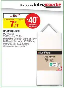 Intermarché DRAP HOUSSE DOMEDIA offre