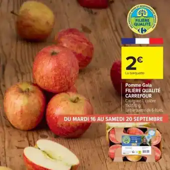 Carrefour POMME GALA offre