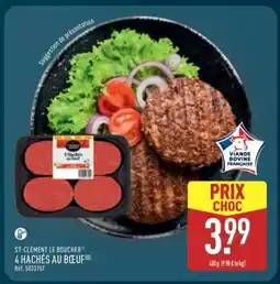 ALDI 4 Hachés au Bœuf offre