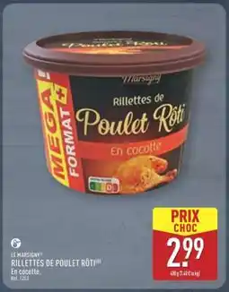 ALDI Rillettes de Poulet Rôti offre