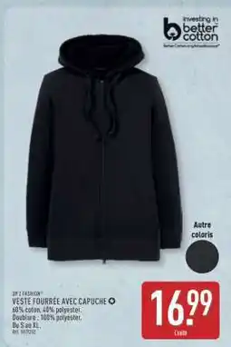 ALDI Veste Fourrée avec Capuche offre