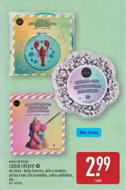 ALDI LOISIR CRÉATIF offre