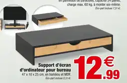 Bazarland Support d’écran d’ordinateur pour bureau offre