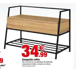 Bazarland Banquette coffre offre