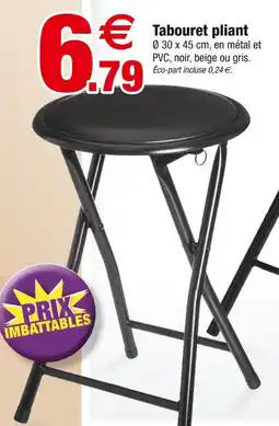 Bazarland Tabouret pliant offre