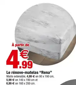 Bazarland Le rénove-matelas Rena offre