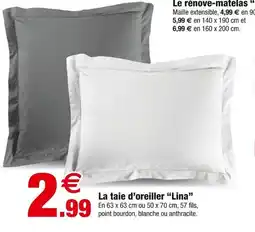 Bazarland La taie d’oreiller Lina offre