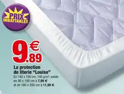 Bazarland La protection de literie Louise offre