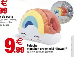 Bazarland Peluche manchon arc en ciel 'Kawaii offre