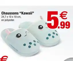 Bazarland Chaussons Kawaii offre