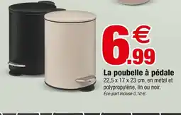 Bazarland La poubelle à pédale offre