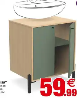 Bazarland Meuble sous vasque Elisa offre