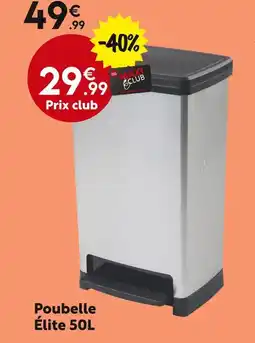 Maxi Bazar Poubelle élite 50l offre