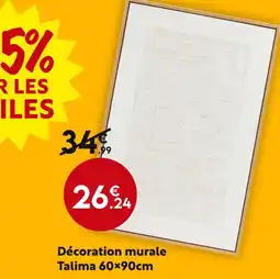 Maxi Bazar Décoration murale Talima 60×90cm offre