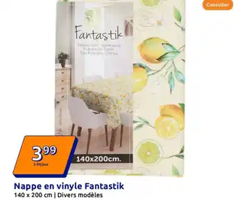 Action Nappe en vinyle Fantastik offre