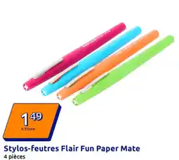 Action Stylos-feutres Flair Fun Paper Mate offre