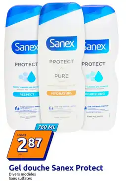 Action Gel douche Sanex Protect offre