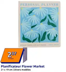 Action Planificateur flower market offre