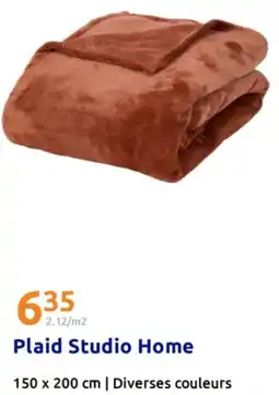 Action Plaid Studio Home offre