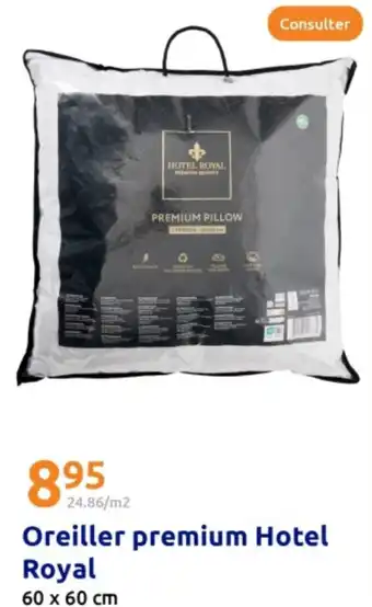 Action Oreiller premium hotel royal offre