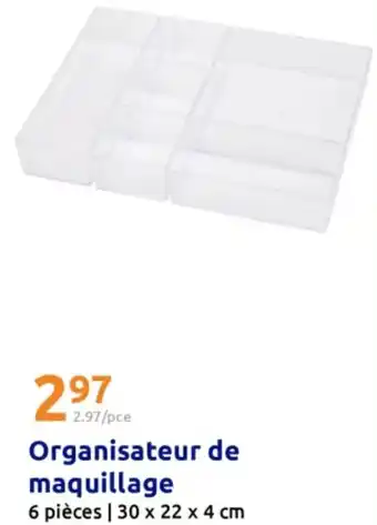 Action Organisateur de maquillage offre