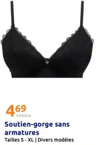 Action Soutien gorge sans armatures offre
