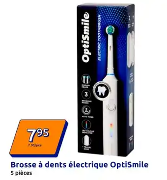 Action Brosse à dents électrique optismile offre
