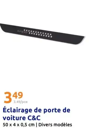 Action Éclairage de porte de voiture c&c offre