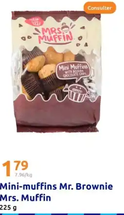 Action Mini-muffins Mr. Brownie Mrs. Muffin offre
