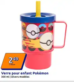 Action Verre pour enfant Pokémon offre